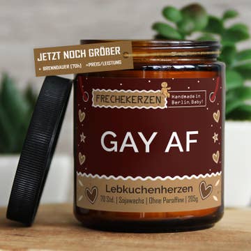 Ljus - Gay AF (pepparkaka)