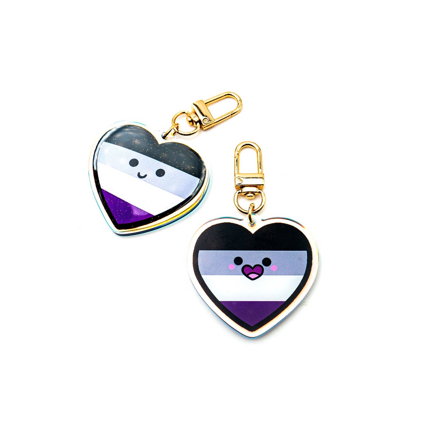 Nyckelring - Asexuell Hjärta