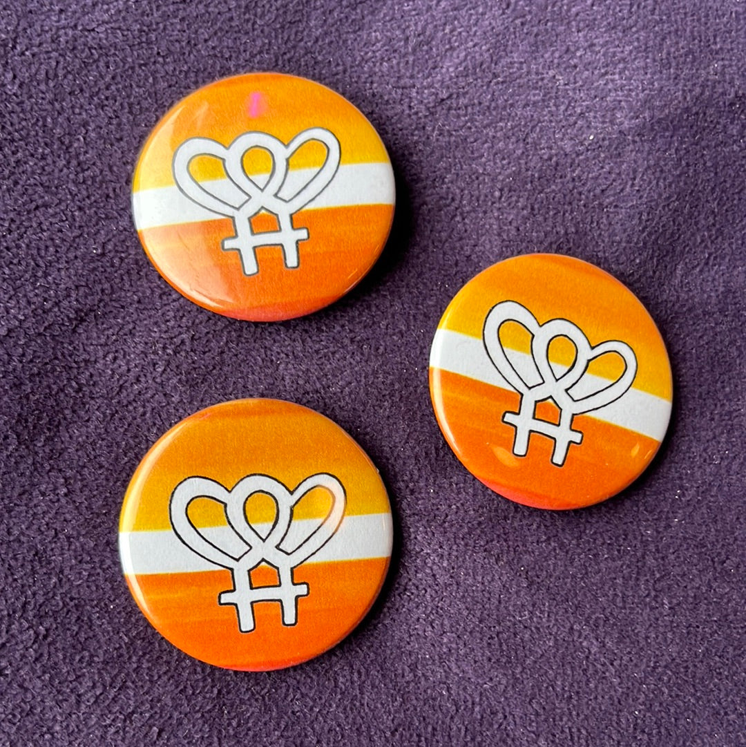 Pin - Butch lesbisk hjärta