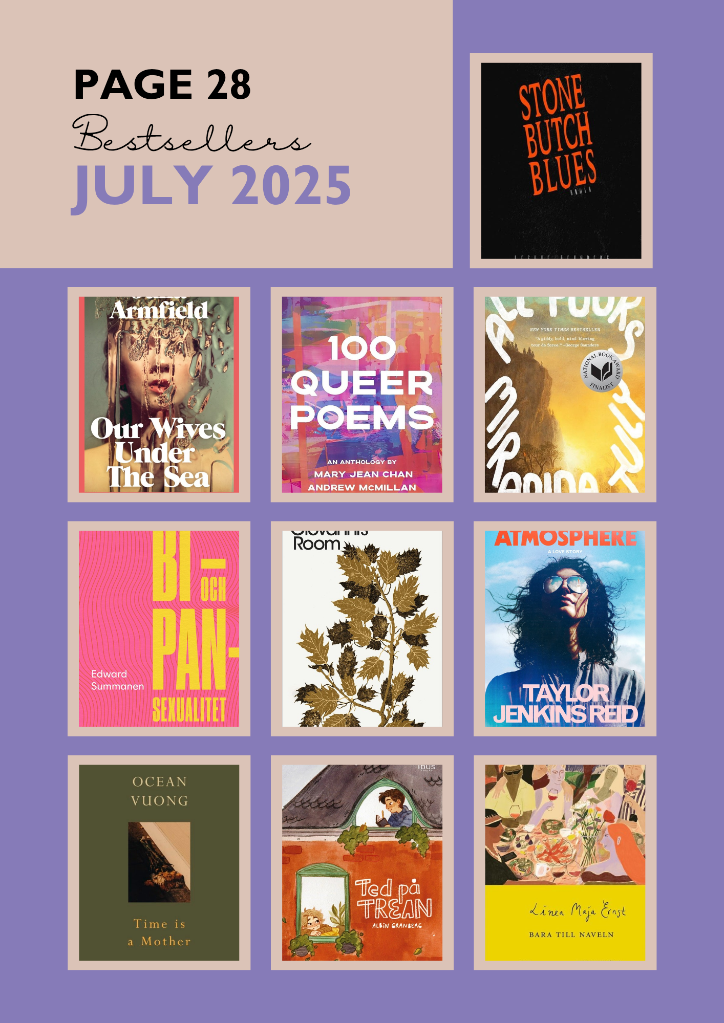 Bestsellers July