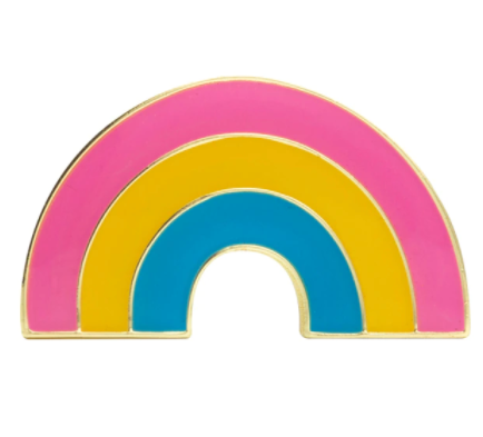 Pansexual Rainbow Pin - Rainbowshop