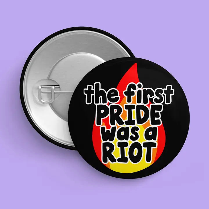 Pin - the first pride was a riot