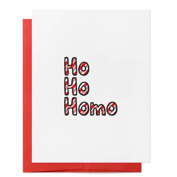 Card: Ho Ho Homo