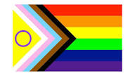 Intersex Progress Pride flag 90 X 150 cm