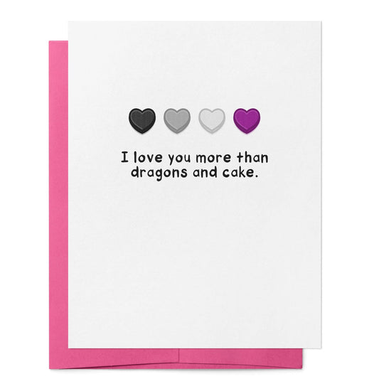 Card: I Love You More than Dragons and Cake