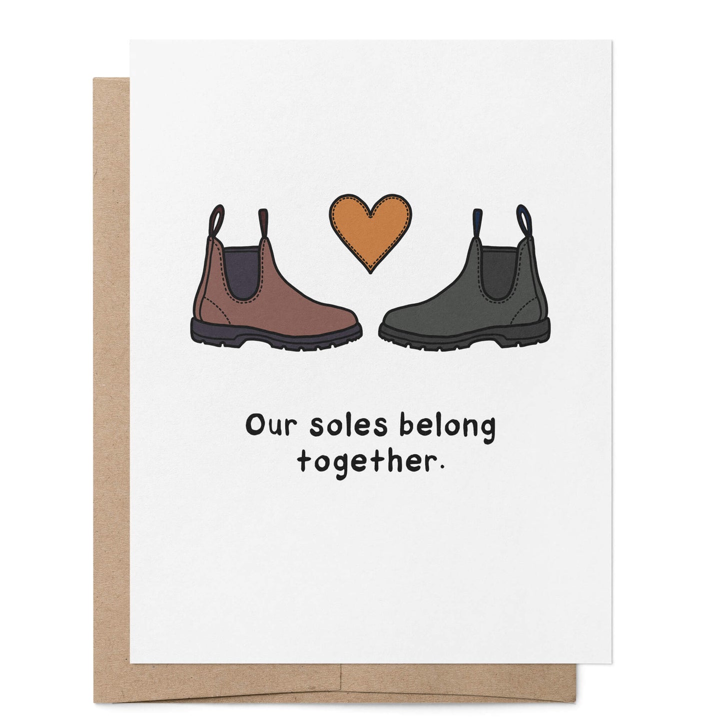 Card: Our Soles Belong Together