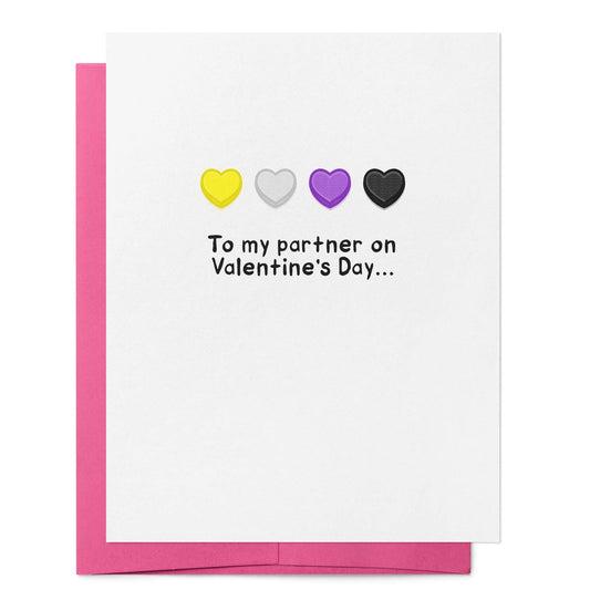 Card: To My Partner on Valentine's Day