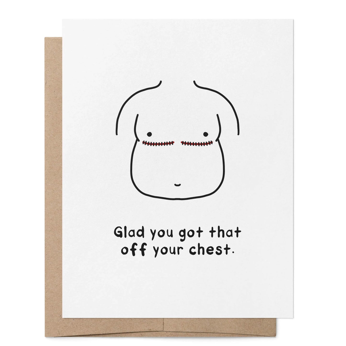 Card: Big Glad you got that off your chest
