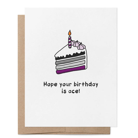 Card: Hope your birthday is ace!