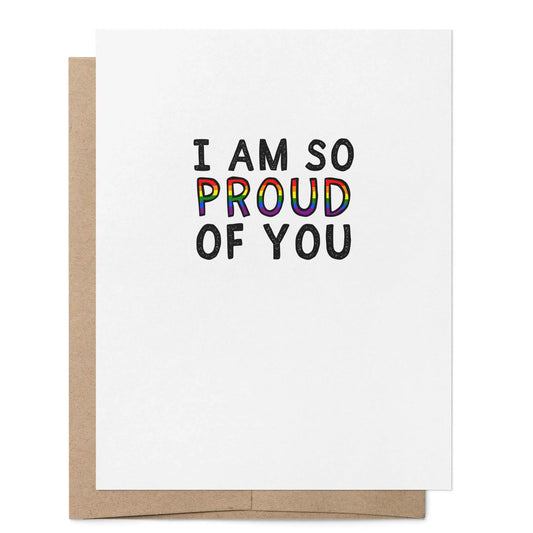 Card: I am so proud of you