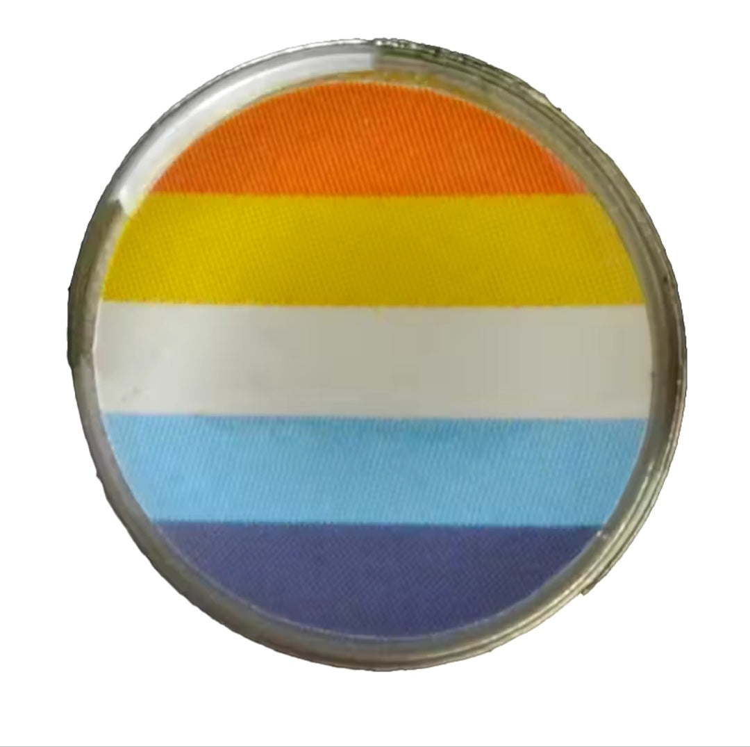 Rund pin; Aroace - Happy Pride