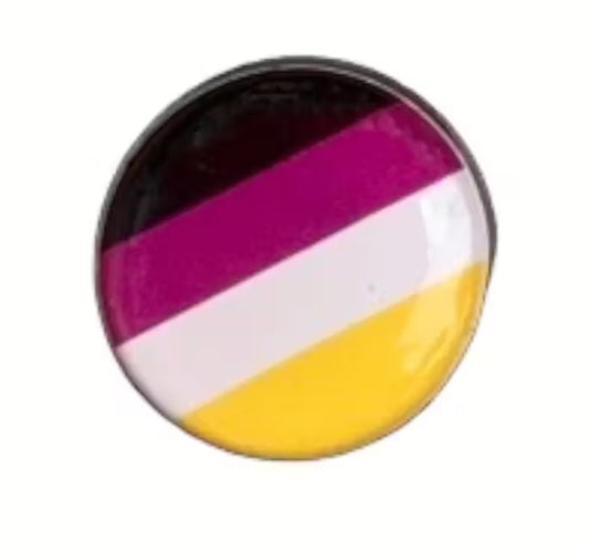 Pin - Ickebinär (rund)