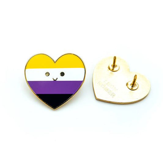 Pin - Non-binary hjärta