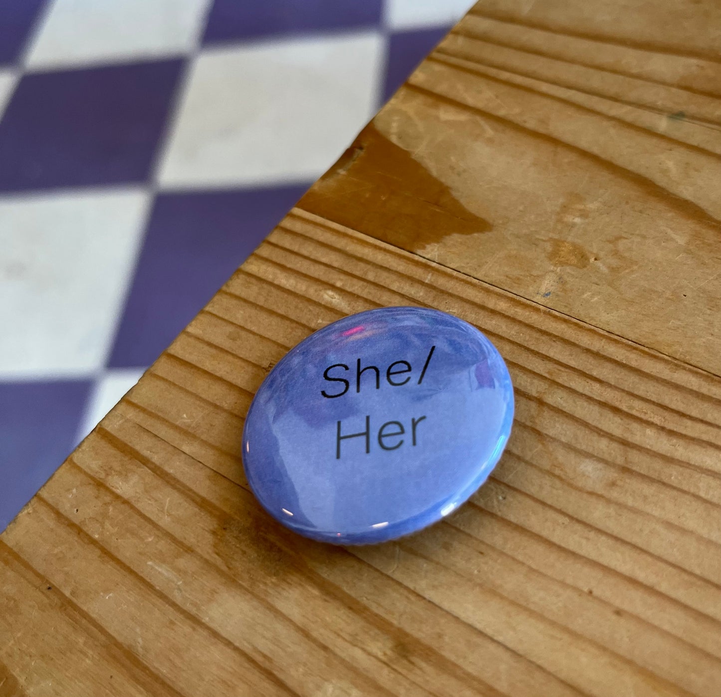 Pronoun pin she/her