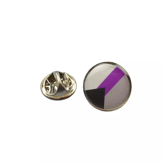 Rund pin; Demisexuell - Happy Pride