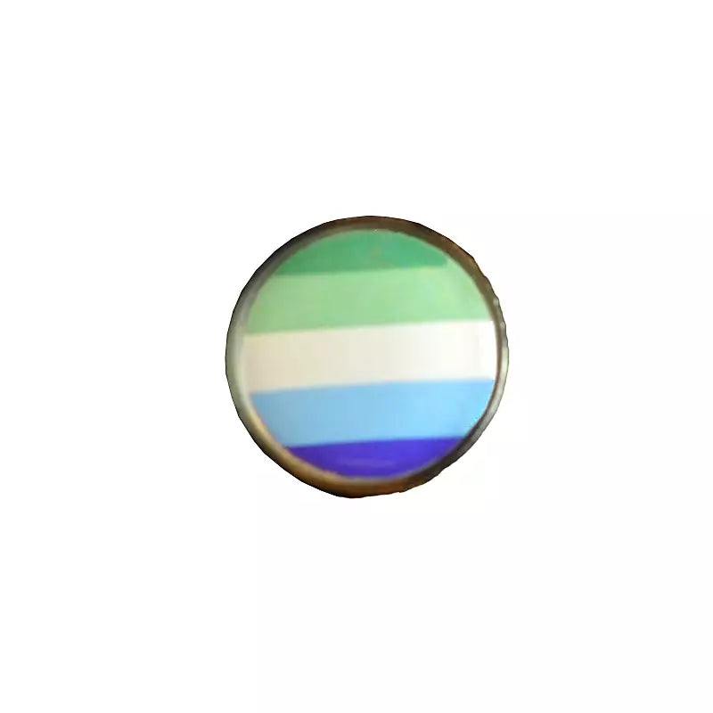 Rund pin; Bög/ Gay man/ Achillean - Happy Pride