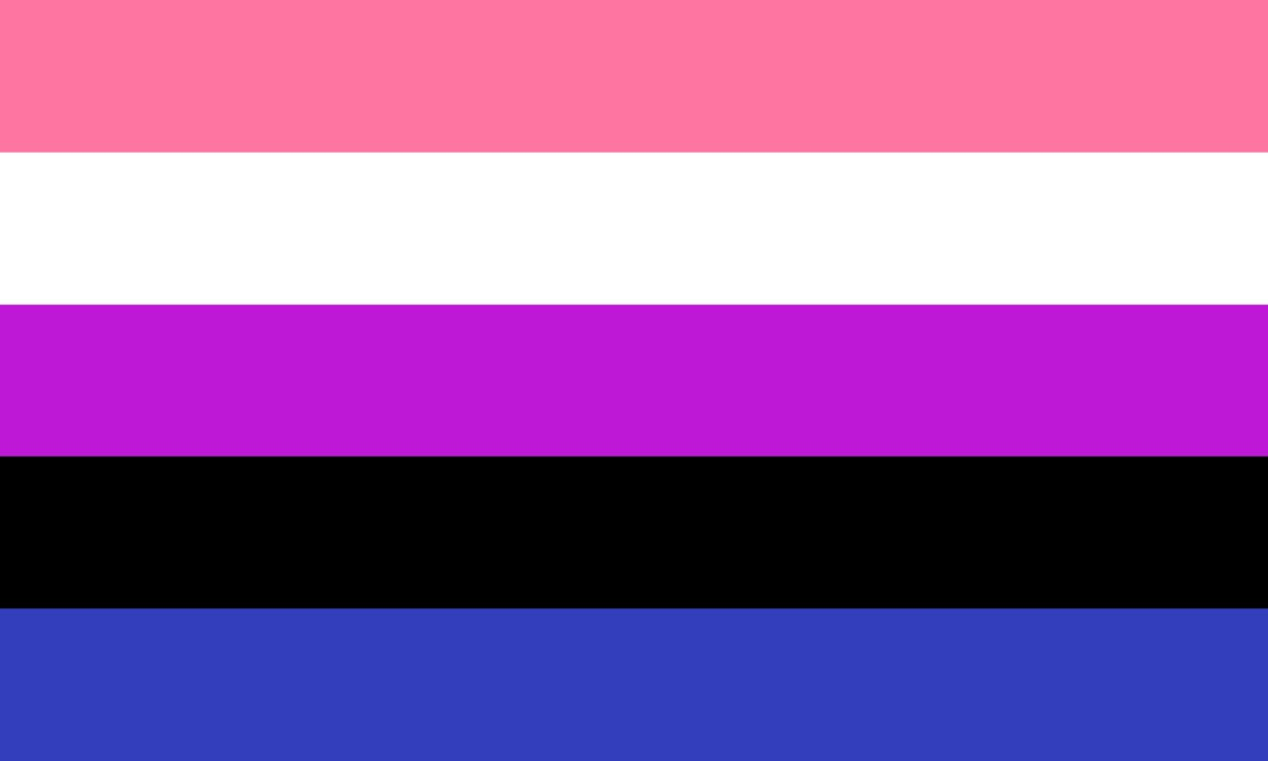 Genderfluid flag 150 x 90 cm